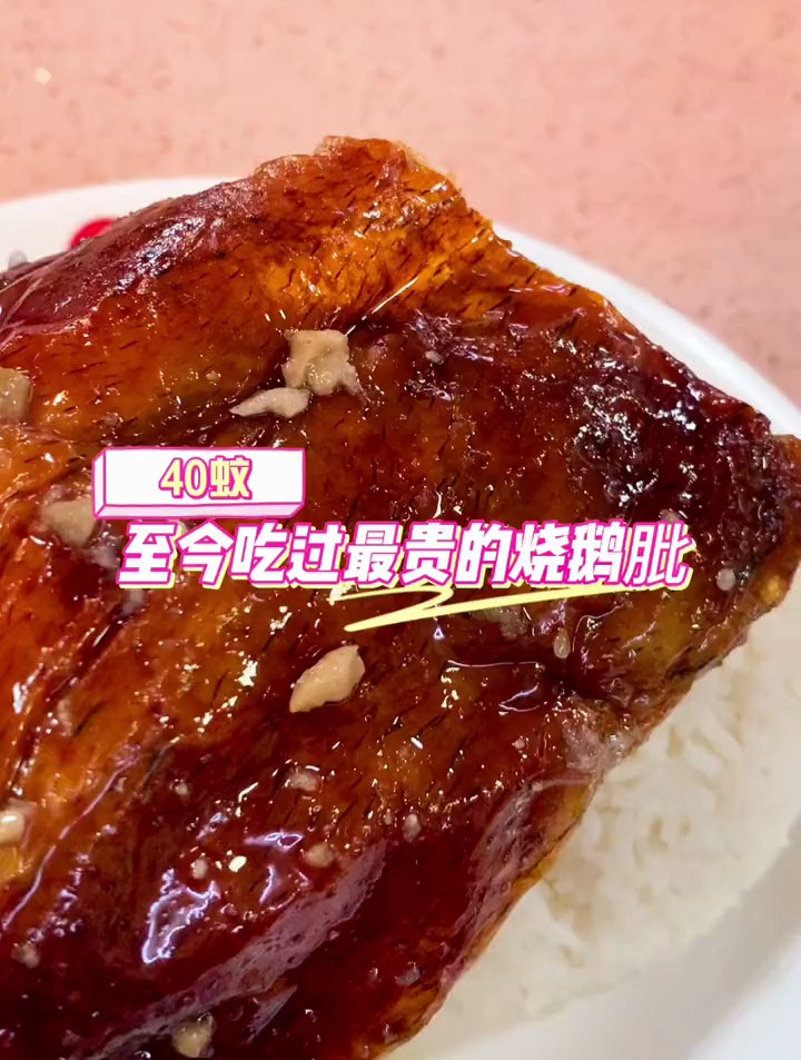 40蚊,至今吃过最贵的烧鹅肶