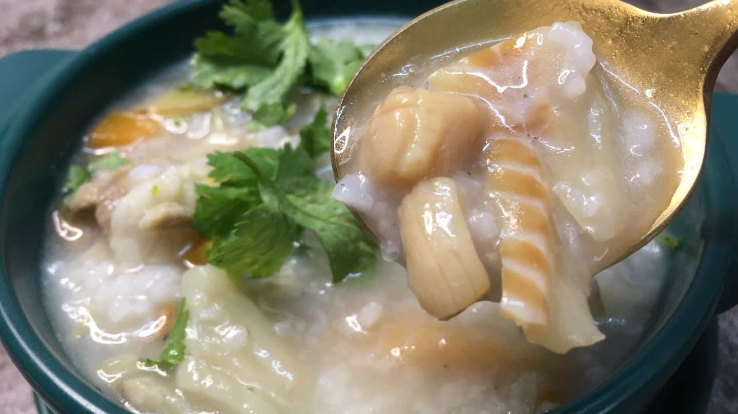 广东靓汤:柴鱼山药煲粥味道鲜甜又营养,补钙益智,儿童粥的做法