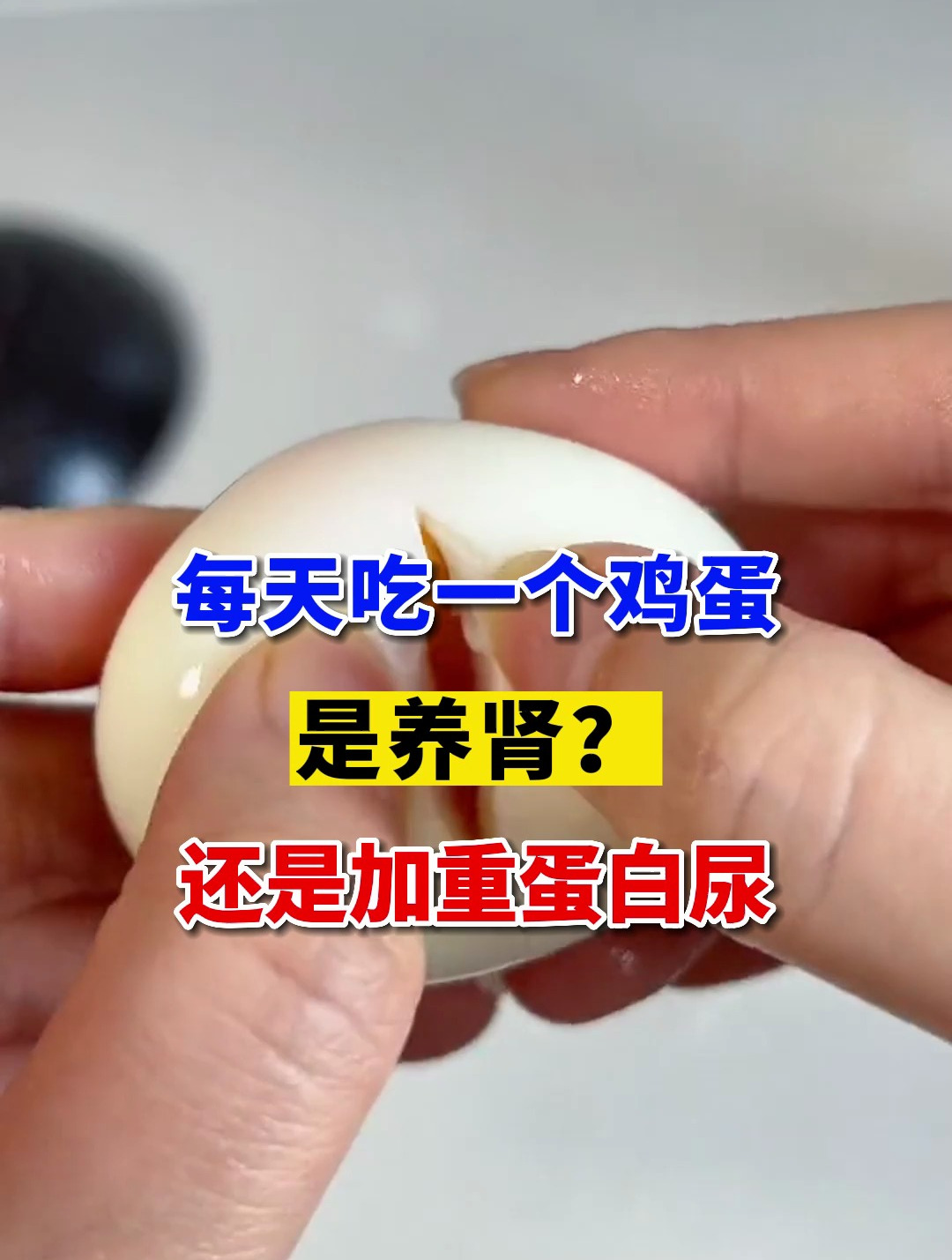 每天一个鸡蛋是养肾?还是加重蛋白尿