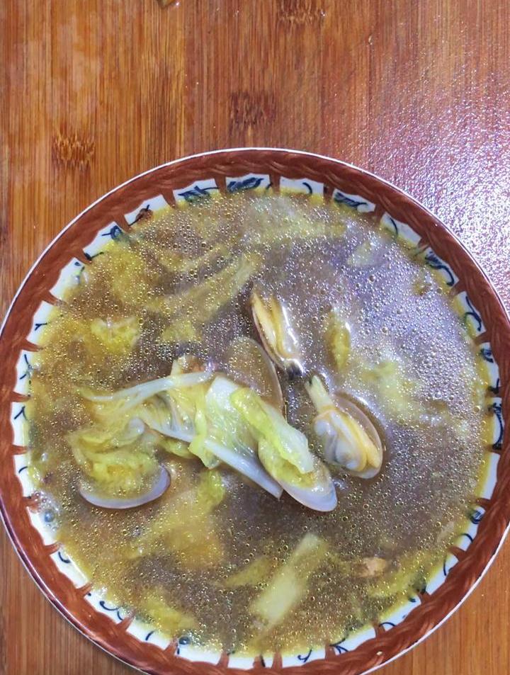 花蛤怎么做,分享一道花蛤娃娃菜汤
