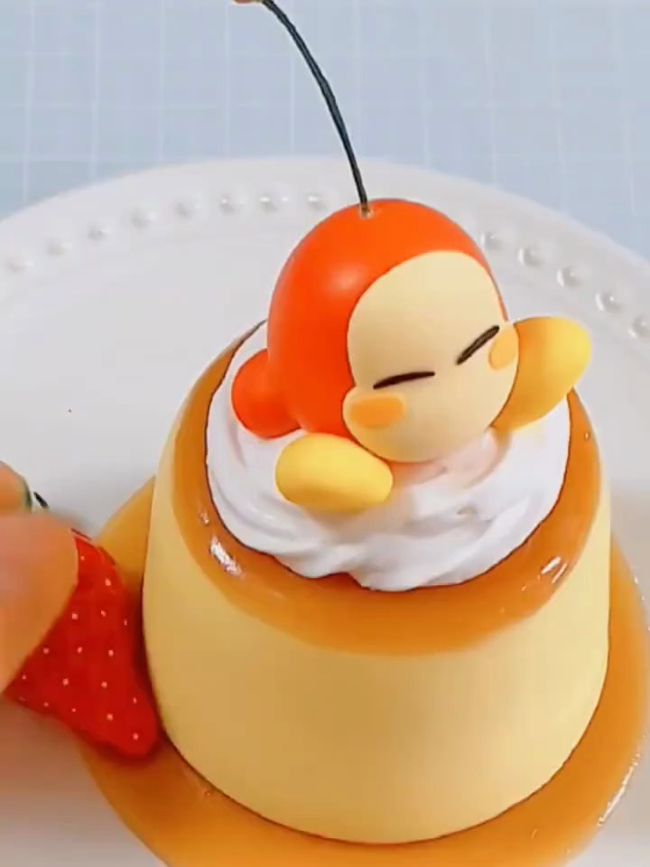 猴子小蛋糕和真的一样黏土粘土DIY