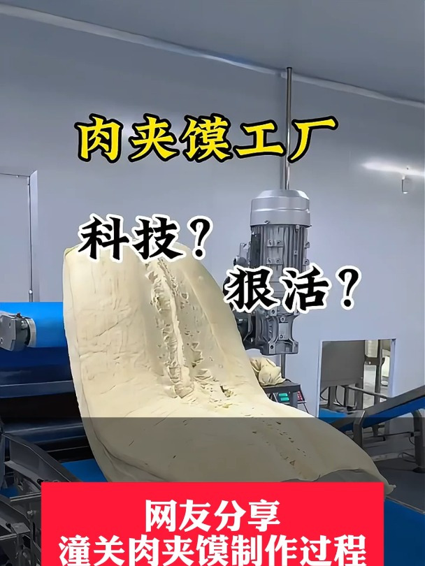 网友分享潼关肉夹馍制作过程