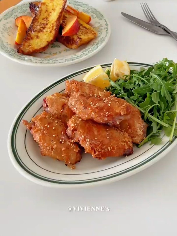 超酥嫩~蒜香脆皮腐乳鸡翅法式吐司,在家实现吐司自由啦!