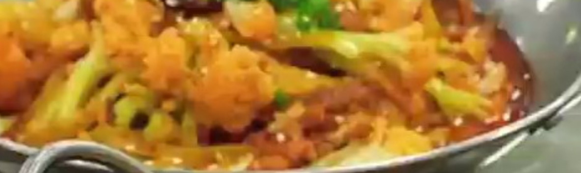 中膳食堂每日菜品一干锅花菜