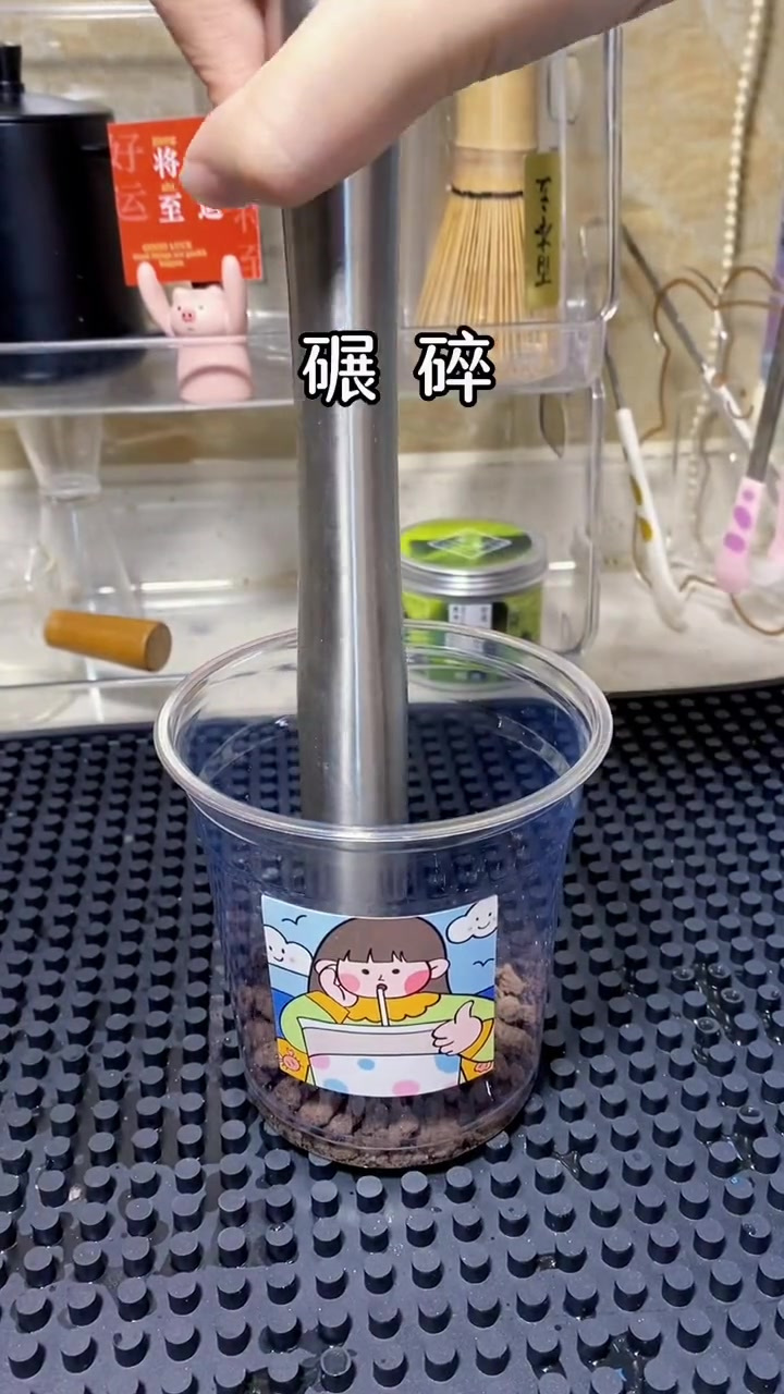 泥石流复刻成功!奥利奥奶茶真的hinhinhinhin好喝!