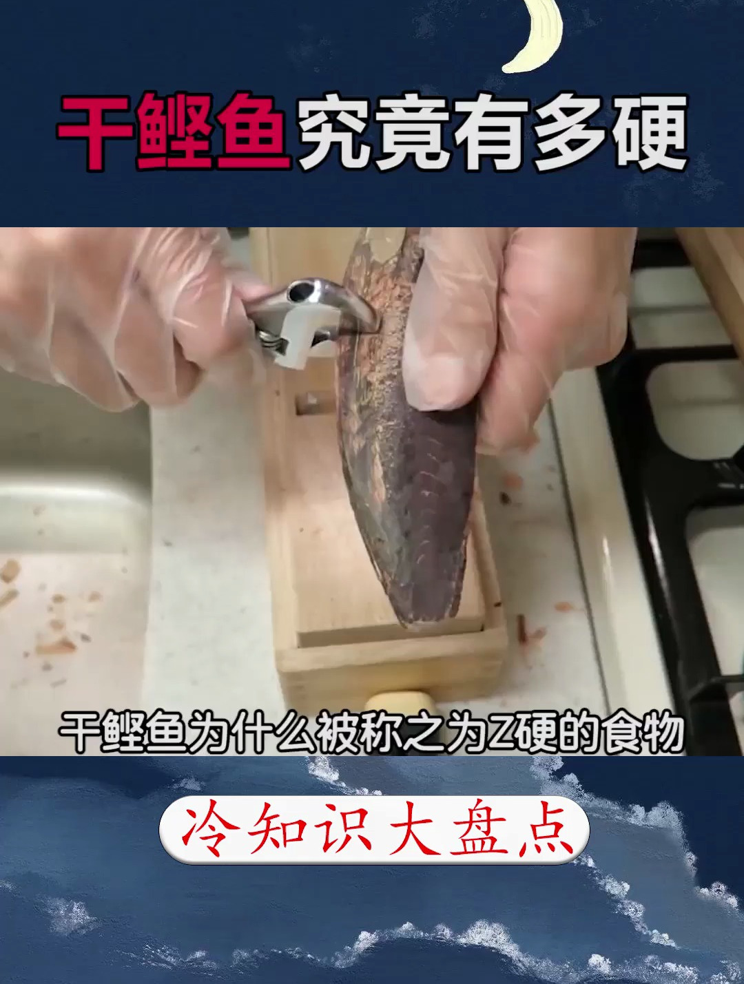 冷知识科普:干鲣鱼为什么被称之为最硬的食物?