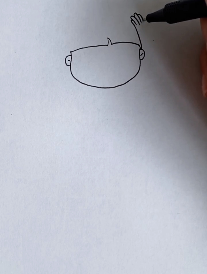小女孩 可爱简笔画 简笔画教程 简笔画