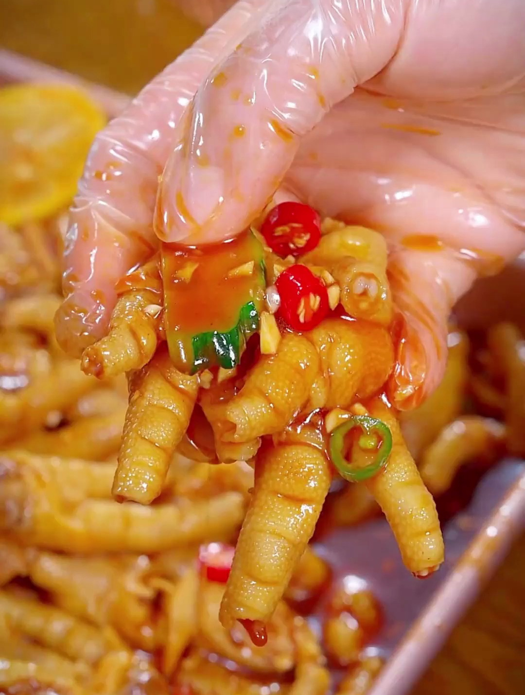 柠檬鸡爪,酸辣过瘾,简单好吃一看就会