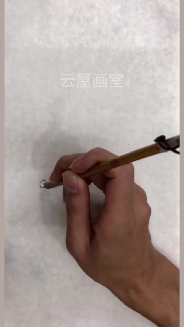 国画水墨画:有鱼有余