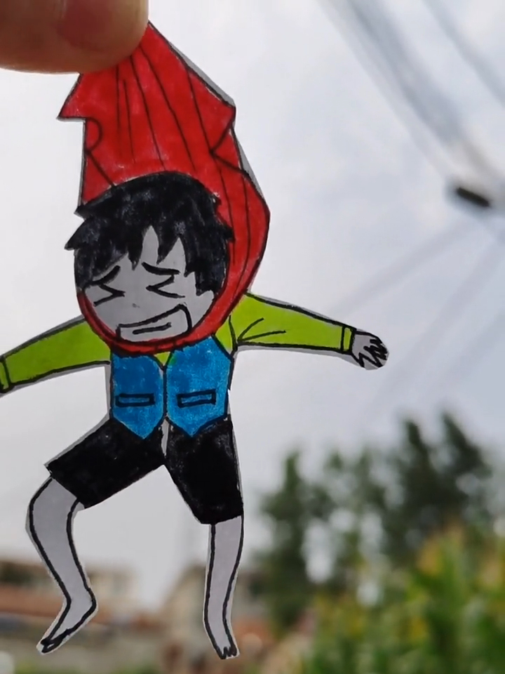手绘简笔画小人画!