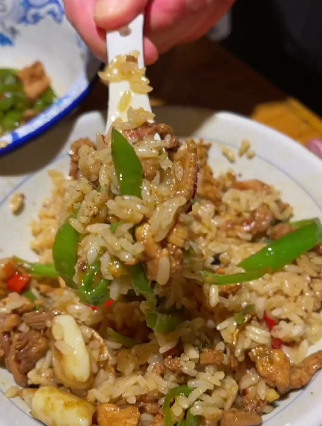 怎么也拒绝不了辣椒炒肉+小炒鸡拌饭