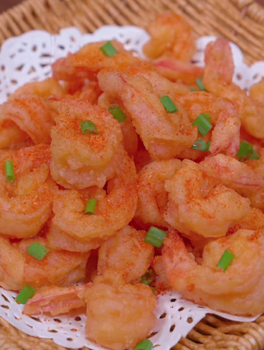 椒盐虾仁,酥脆美味好吃到停不下来