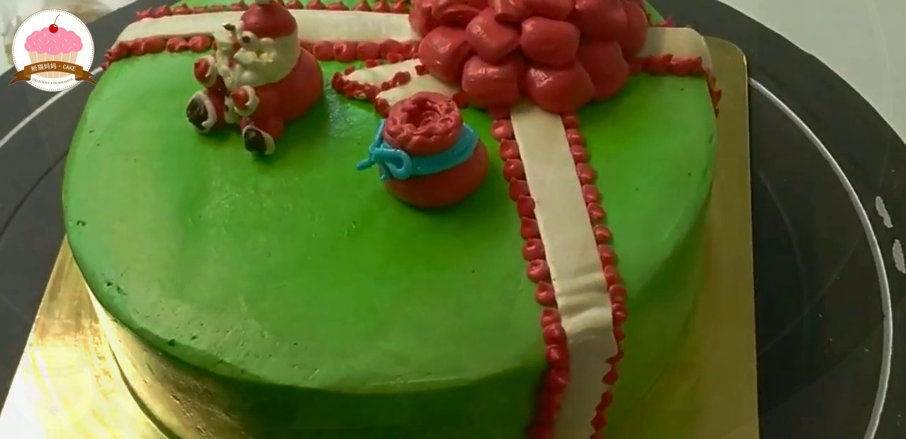 圣诞爷爷蛋糕,好可爱,给宝宝的礼物