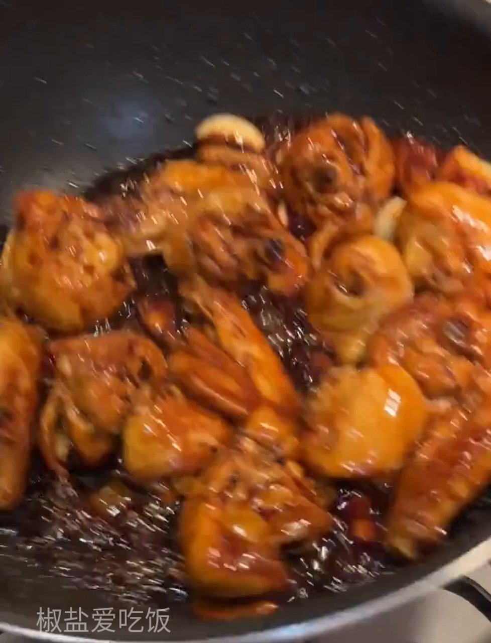 鲍鱼花菇鸡腿饭+烤牛肋条茄子～