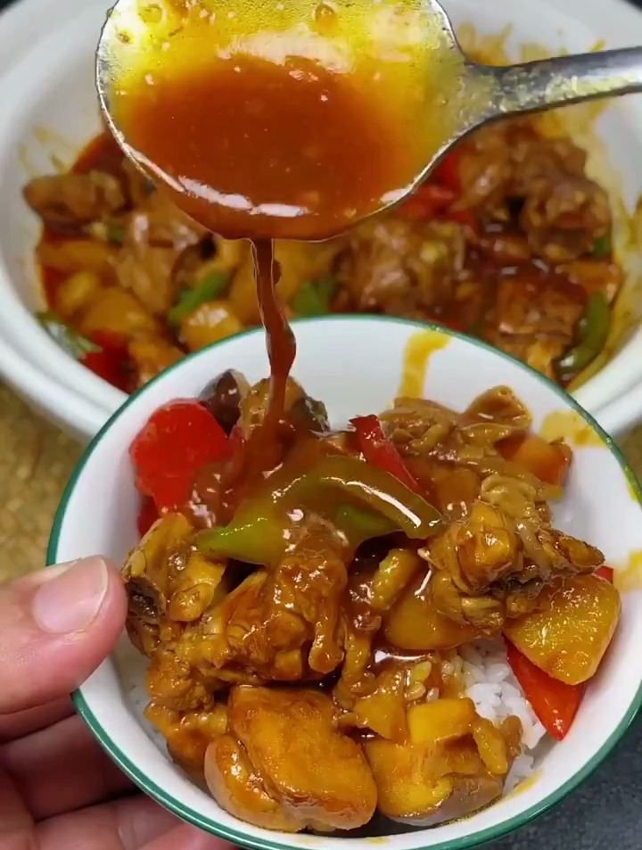 黄焖鸡米饭的简单做法