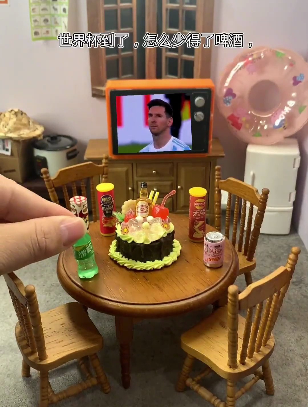 迷你食玩最小洋酒生日蛋糕