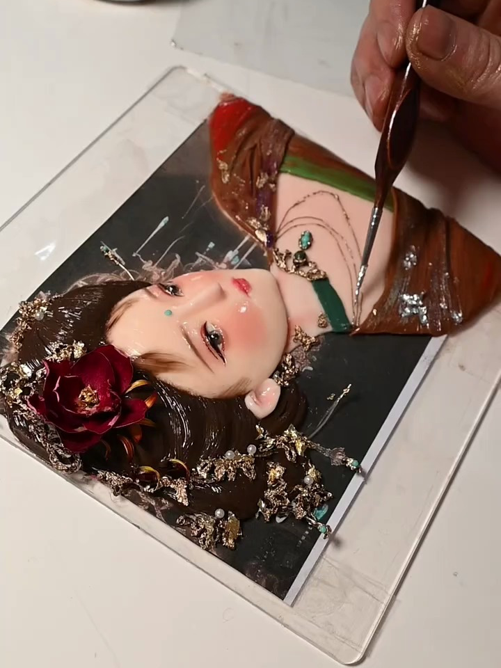 手绘蛋糕 奶油霜