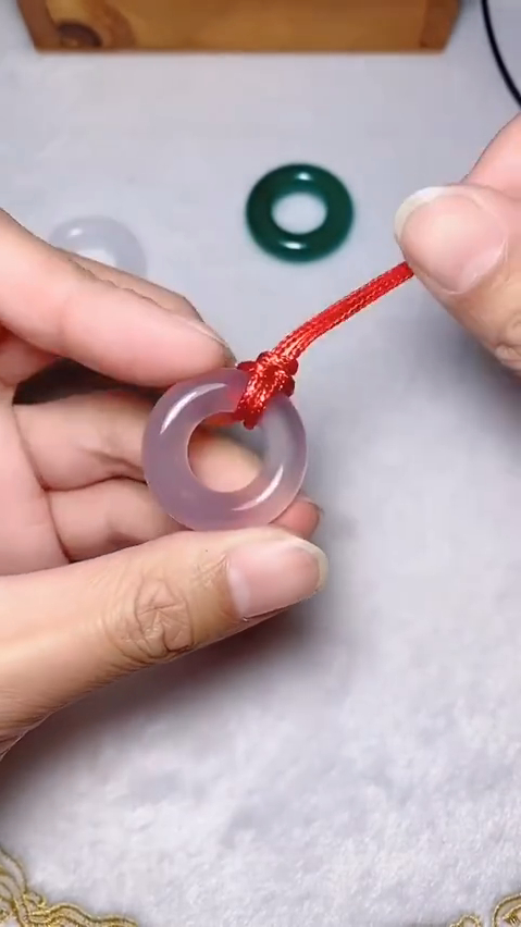 面包圈平安扣,非常细节的教程,一看就会!