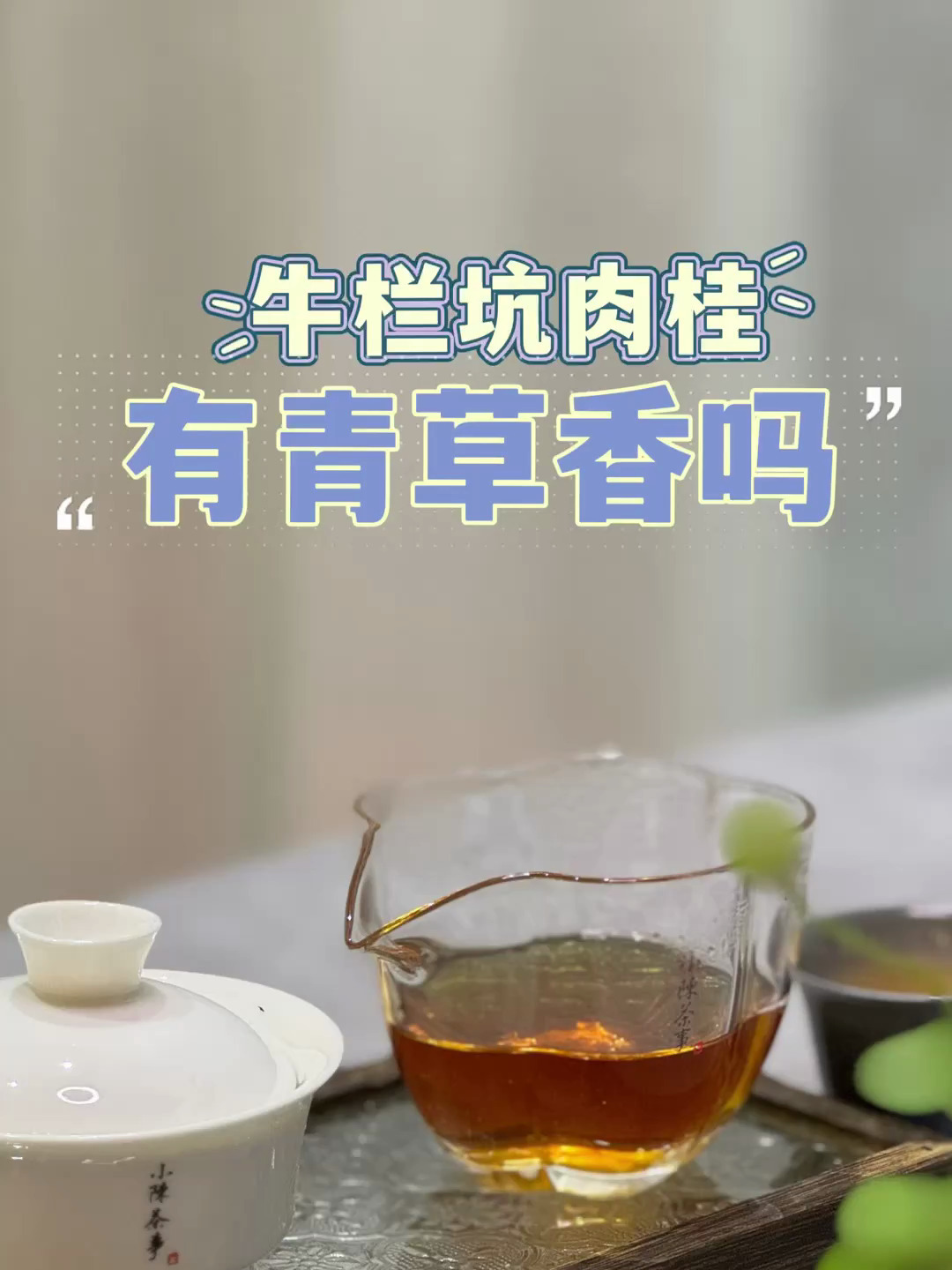 牛栏坑肉桂有青草香吗?老茶客一听就懂,这两个细节骗不了人!