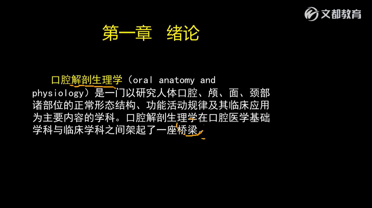 [图]文都2021考研口腔综合352系统知识精讲班口腔解剖生理学(张扬)