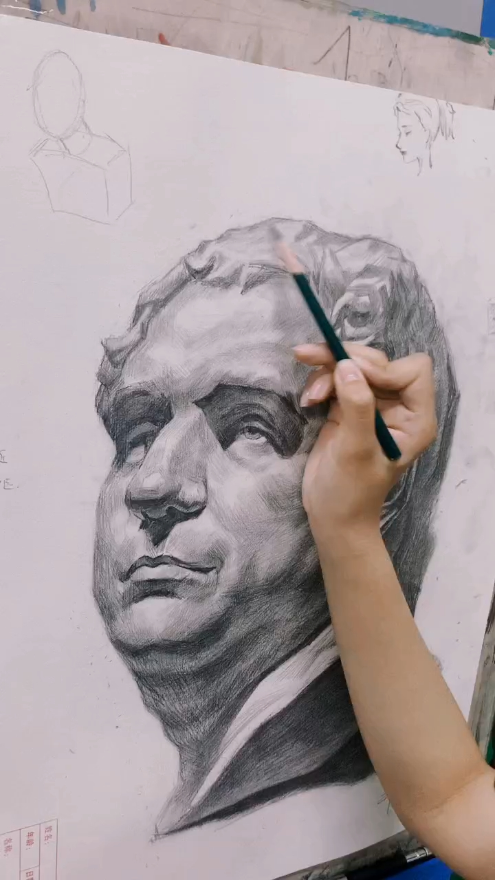 爱画画爱素描,北京画时代美术培训