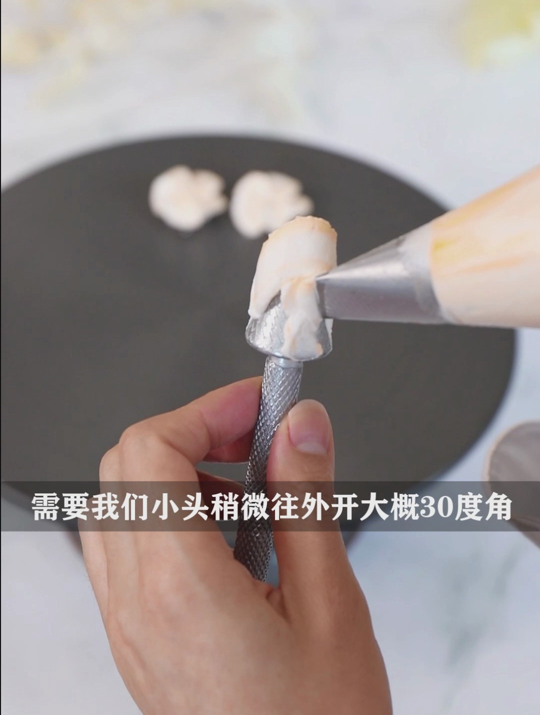 高颜值蛋糕装饰必备!跟着专业老师学奶油花型和叶子!