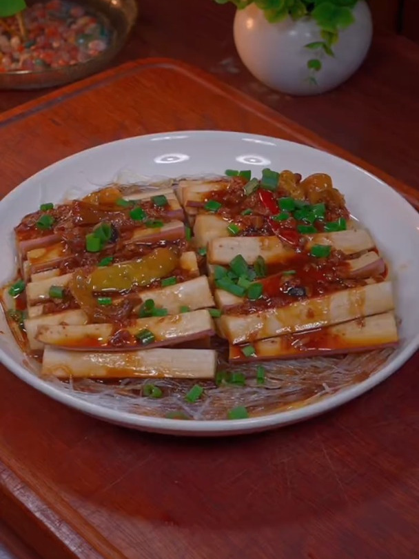 别具一格的蒜蓉蒸茄子