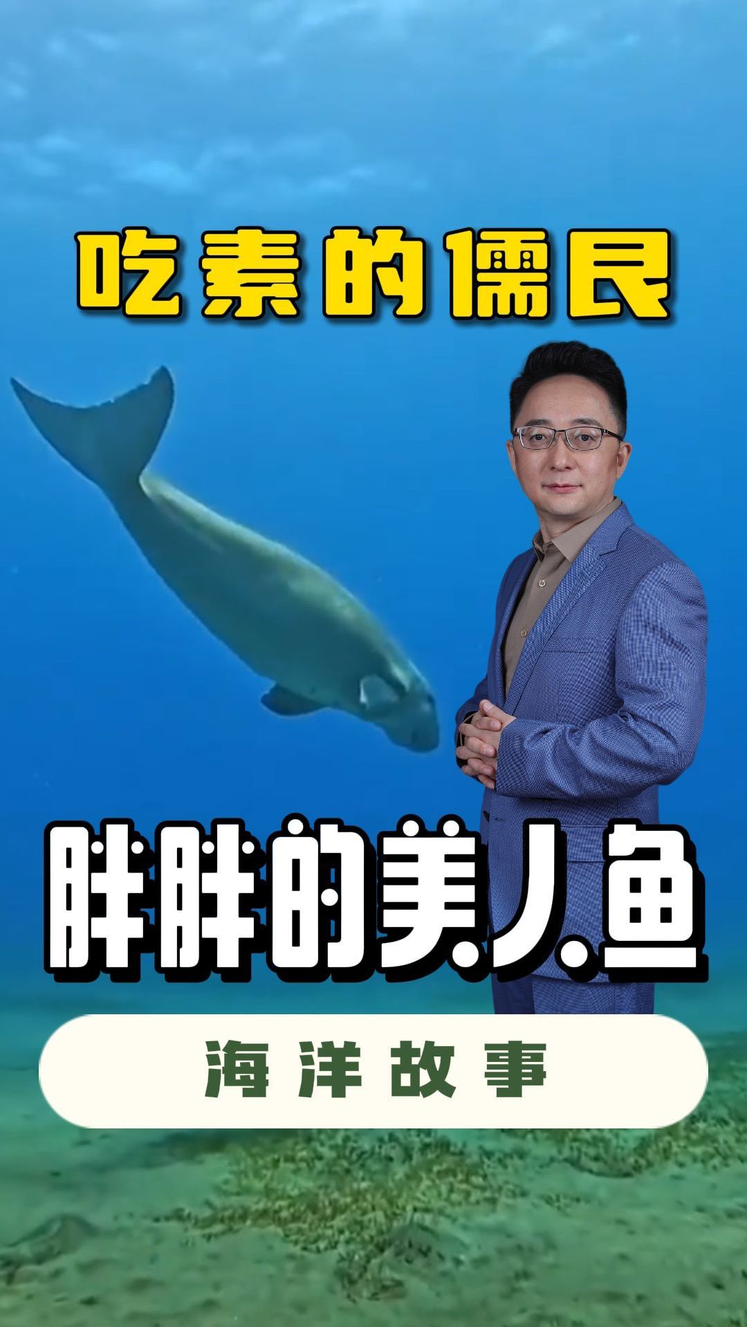 传说里的美人鱼,真的存在吗?可爱的儒艮告诉你答案!