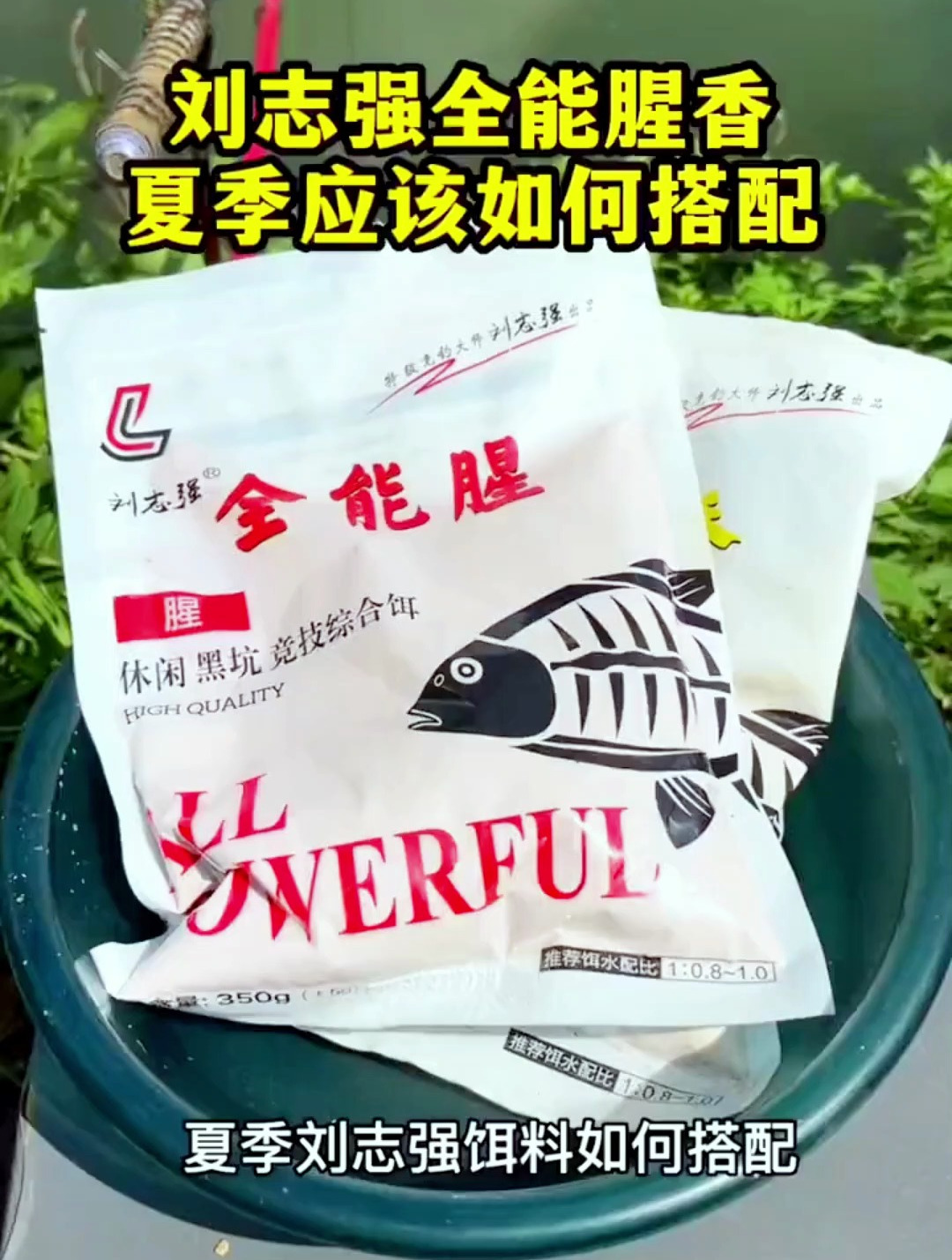 夏季野钓,最经典的一款饵料配方,钓大鱼专用,每次都能爆护