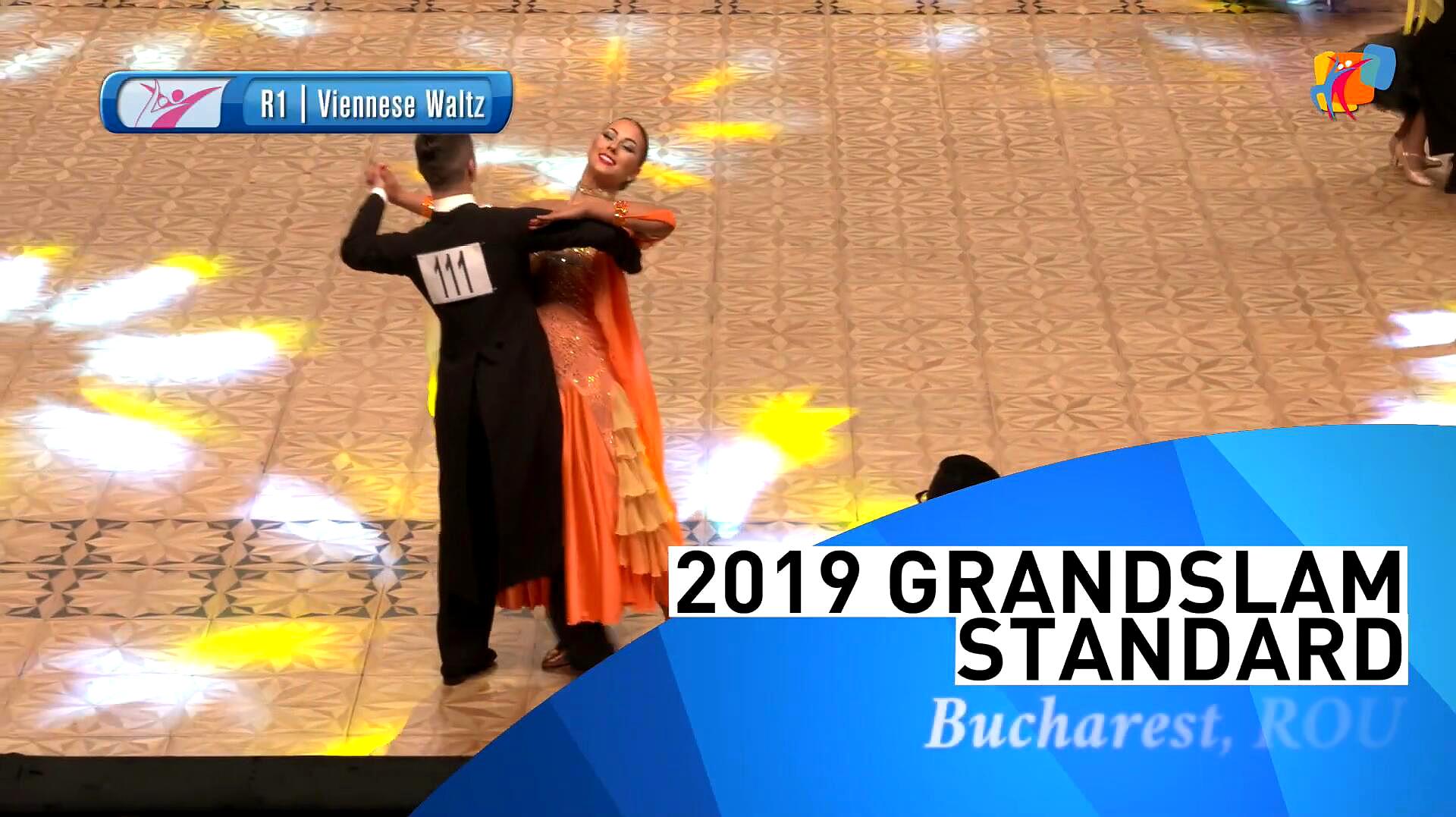 2019世界摩登舞大奖赛精彩维也纳华尔兹表演,跟着旋律转起来吧!