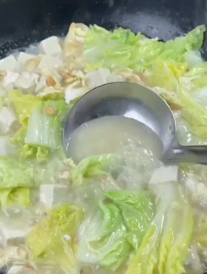 一道好吃的家常菜——白菜豆腐汤