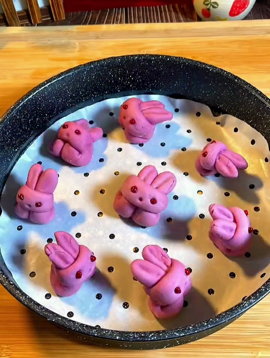 跟我学做美食 小兔子馒头