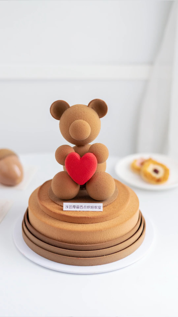 无需专门的模具!卡通巧克力熊的制作教程来啦!