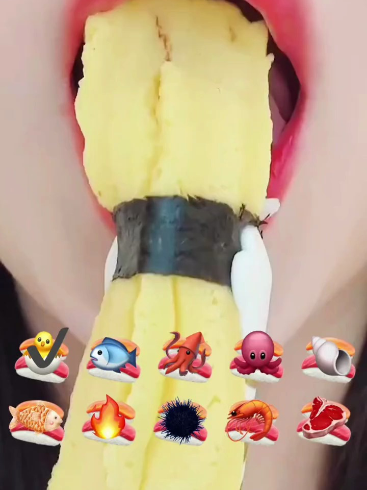 解压视频:10种海鲜寿司 吃货的快乐