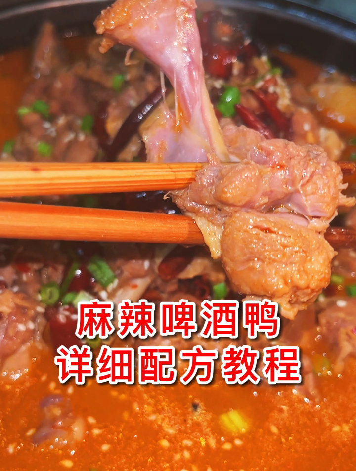麻辣啤酒鸭,详细配方教程!