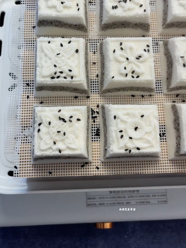 梯形松糕模具纹路清晰好脱模糕点印模具米糕模具