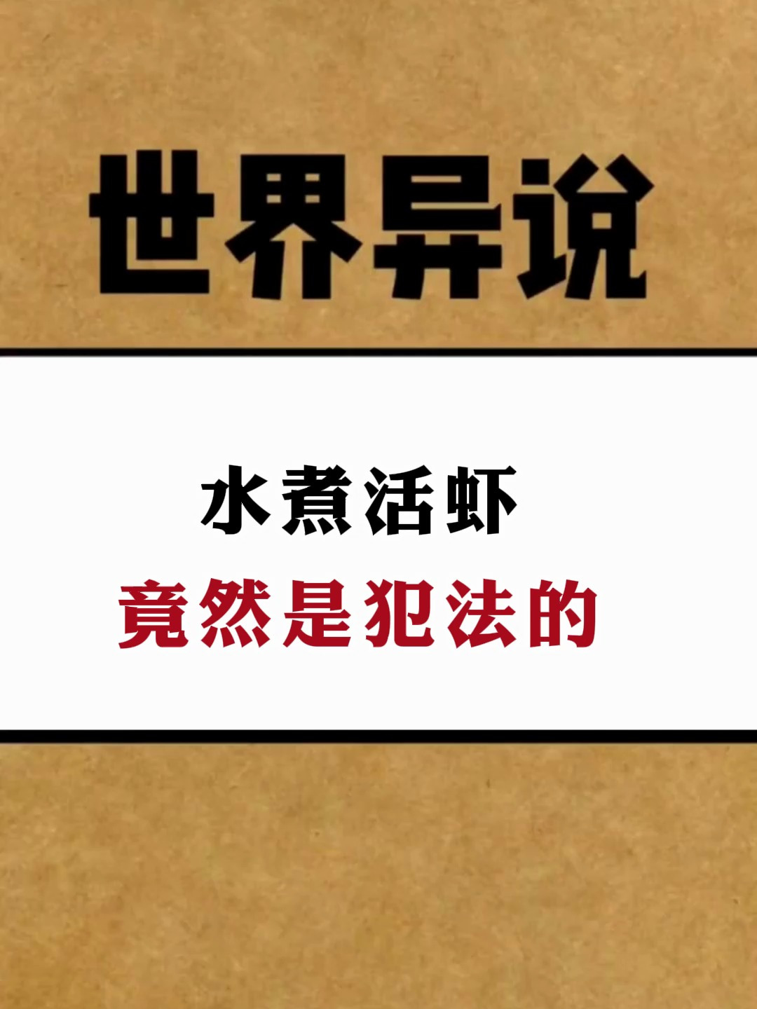 水煮活虾竟然是犯法的 你敢相信吗
