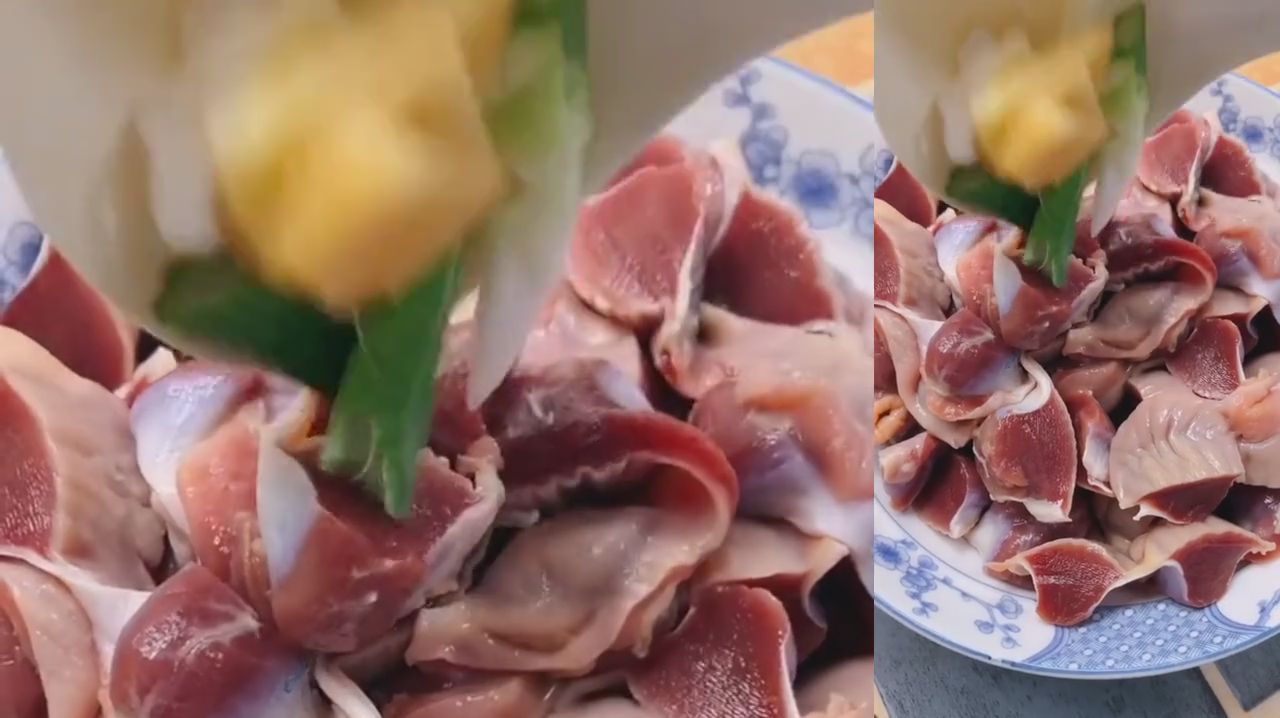 烧烤味的鸡胗,好吃
