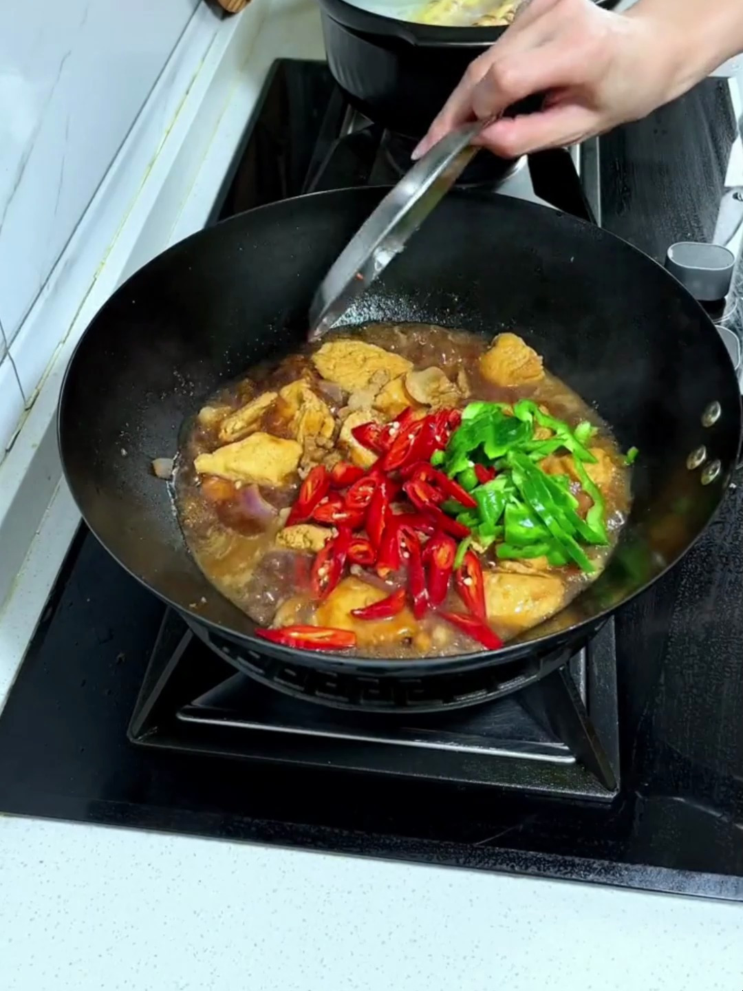 豆腐烧肉家常做法!