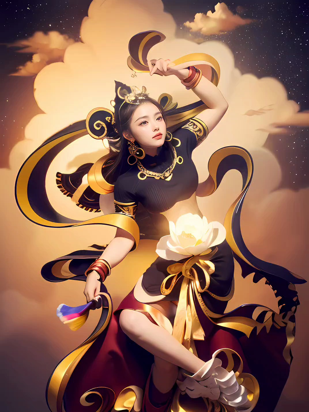 8K超高清壁纸免费下!敦煌系列之飞天舞仙