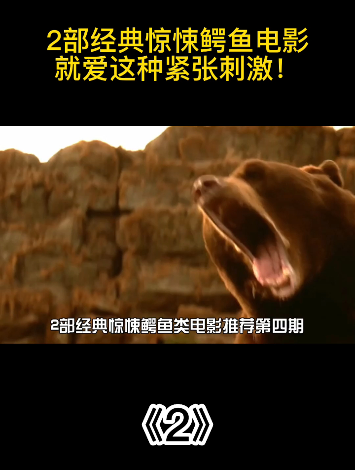2部经典惊悚鳄鱼电影,就爱这种紧张刺激!《2》