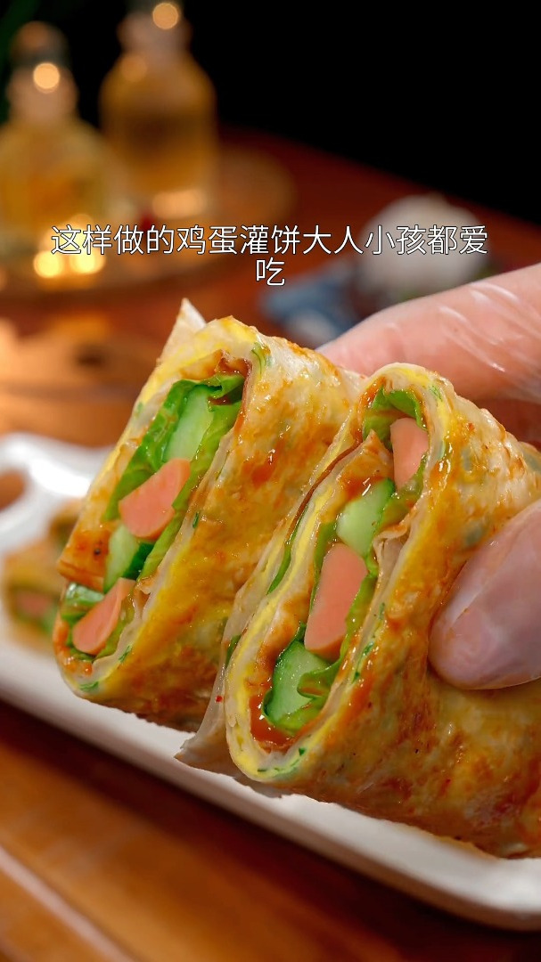 学会这个鸡蛋灌饼你也能去摆摊了