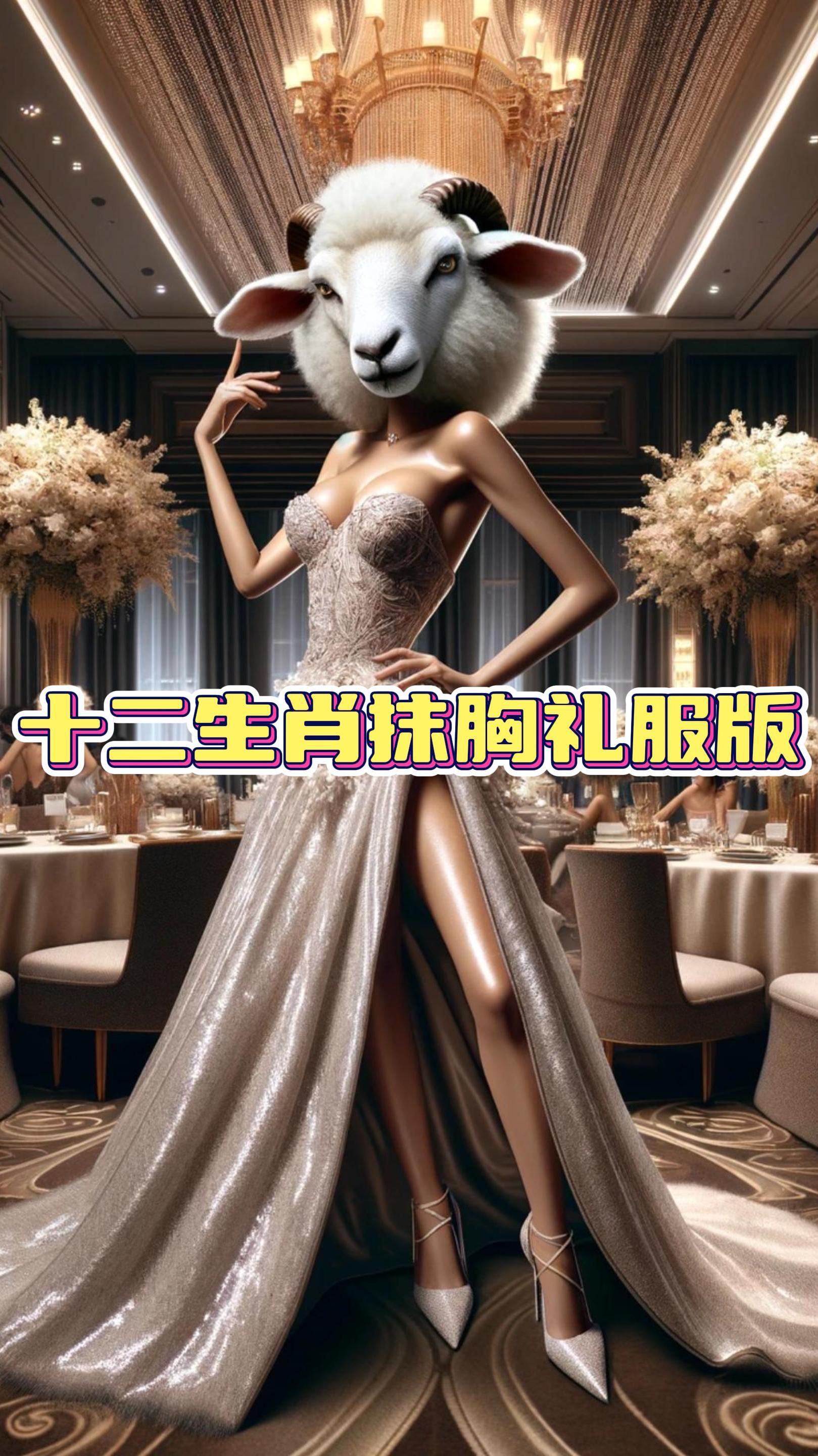 十上生肖穿上抹胸礼服又是什么样的呢