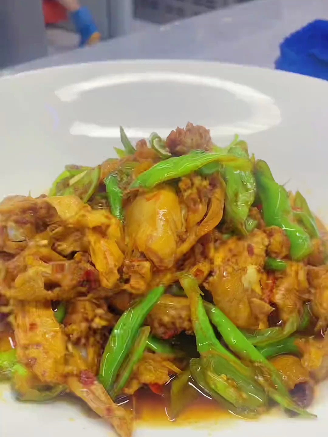 青椒手撕鸡,我就喜欢孜然的味道 黑子们
