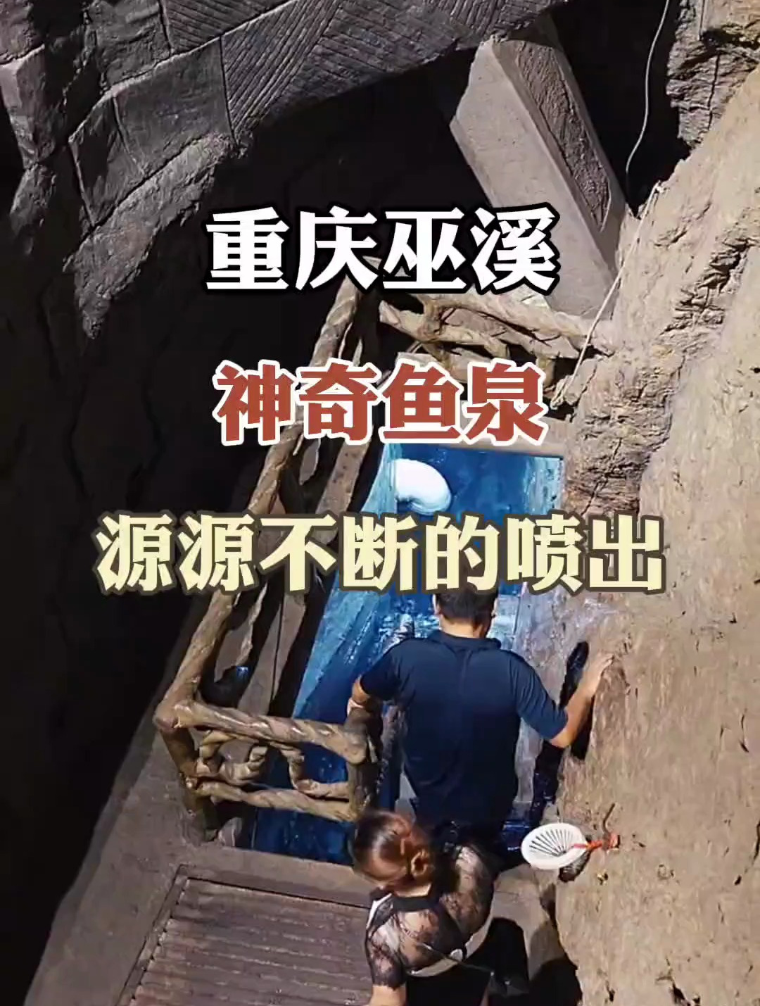 重庆巫溪鱼泉,你见过如此神奇的鱼泉吗?