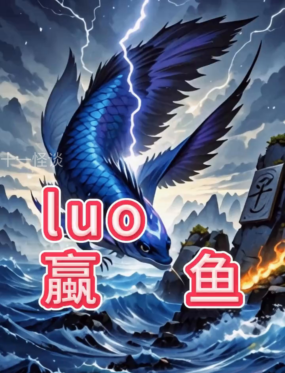 邽山洋水出奇兽,蠃鱼长鸟翅膀,叫声像鸳鸯,山海经里的怪鱼