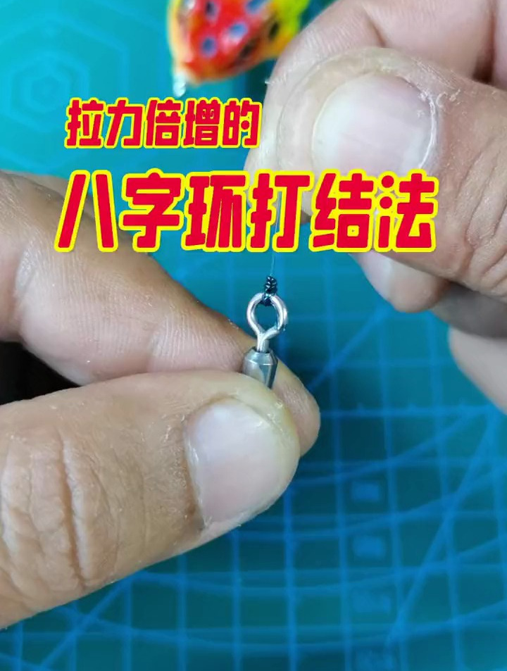 八字环与主线的连接方法,简单1招,就能减少断主线的概率!