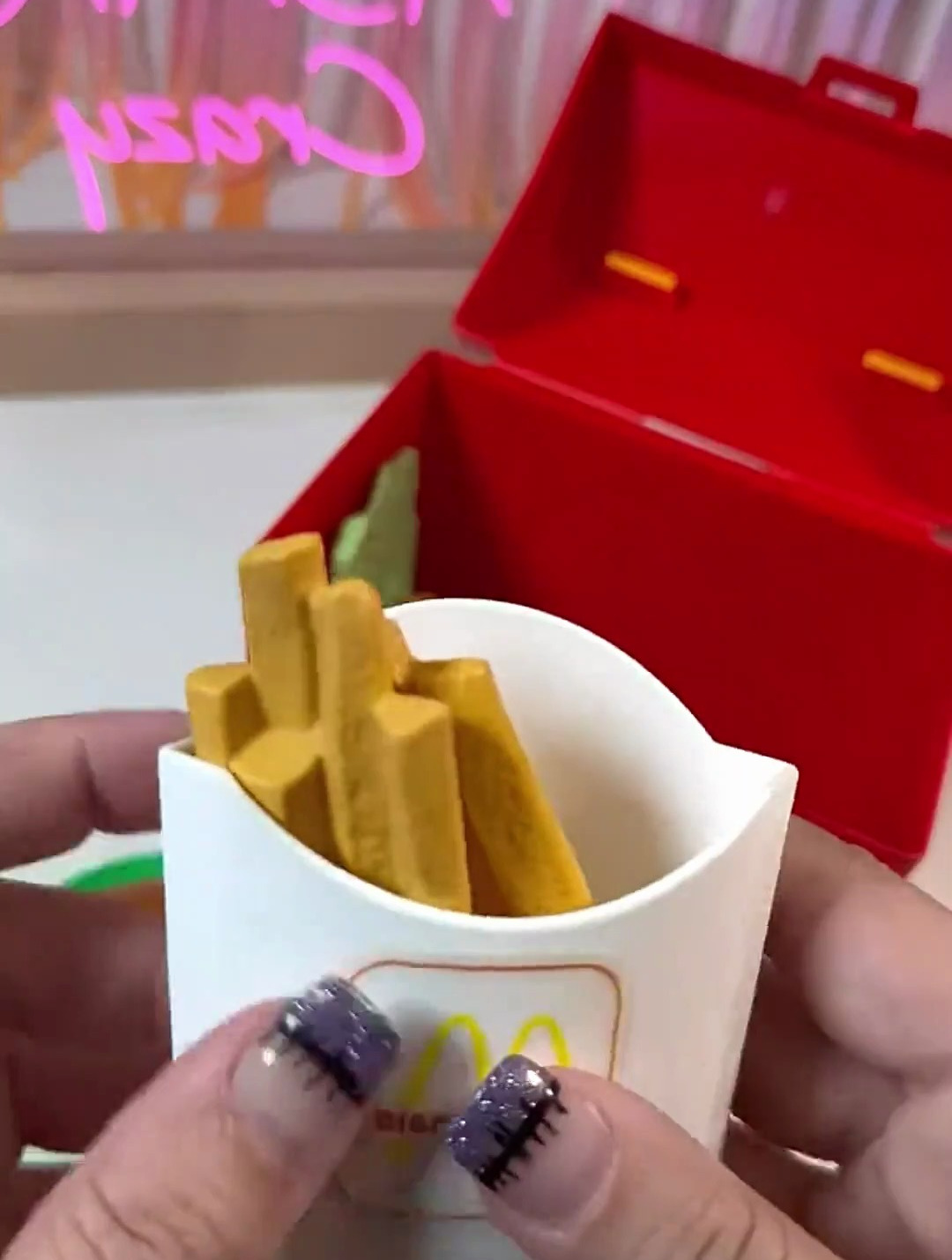 玩具ASMR:麦当劳汉堡套餐模型你喜欢吗