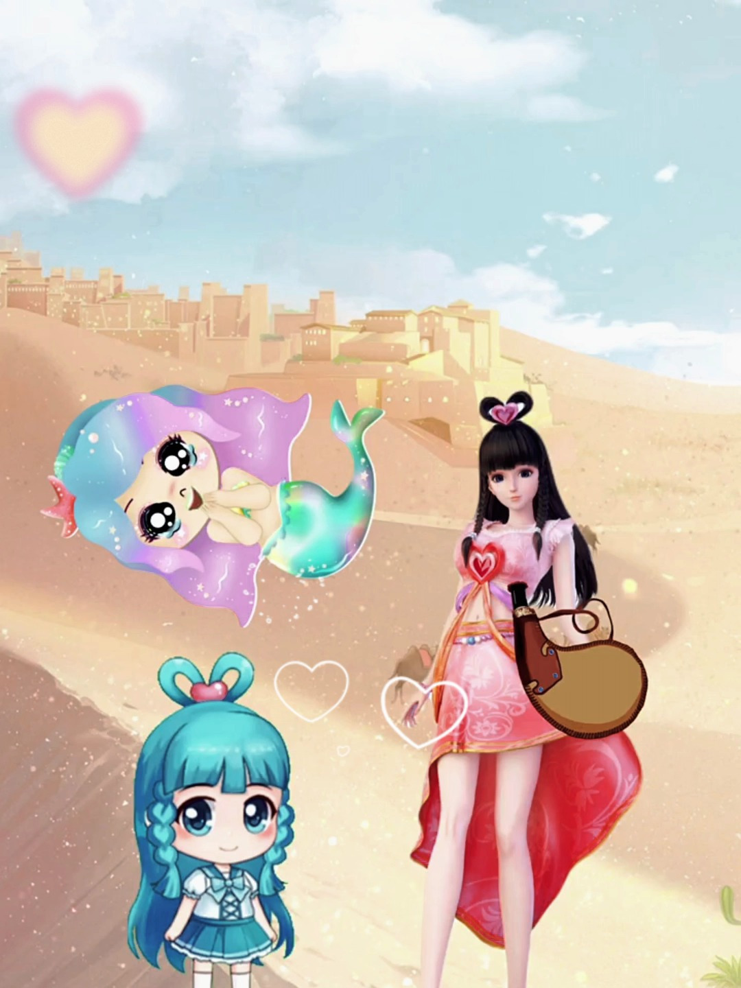 沙漠美人鱼,太好看了吧