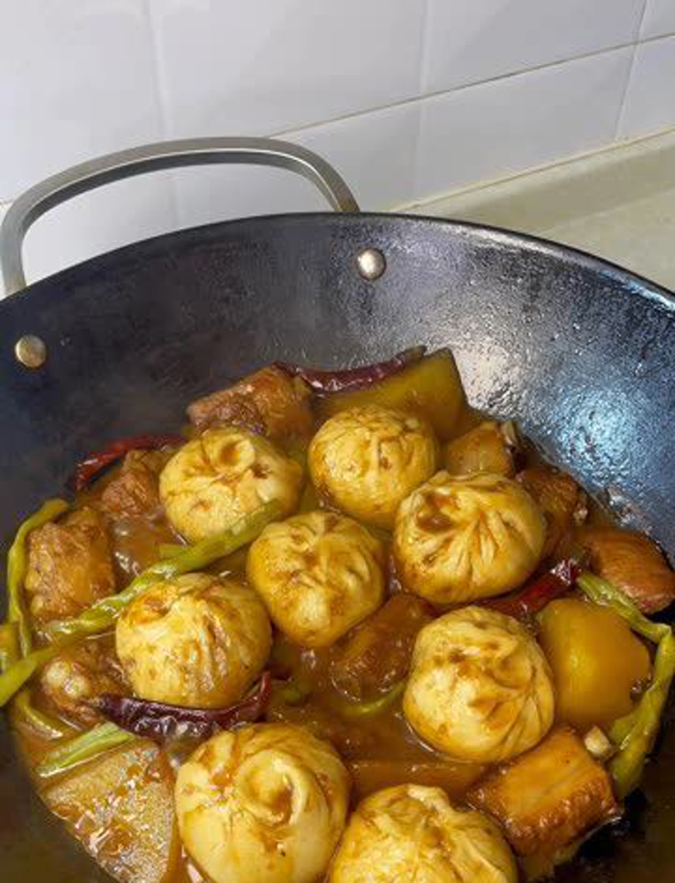 家常排骨包,香喷喷的美味